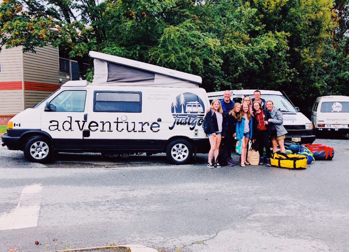 group campervan rental Nanaimo Vancouver Island road trip packing