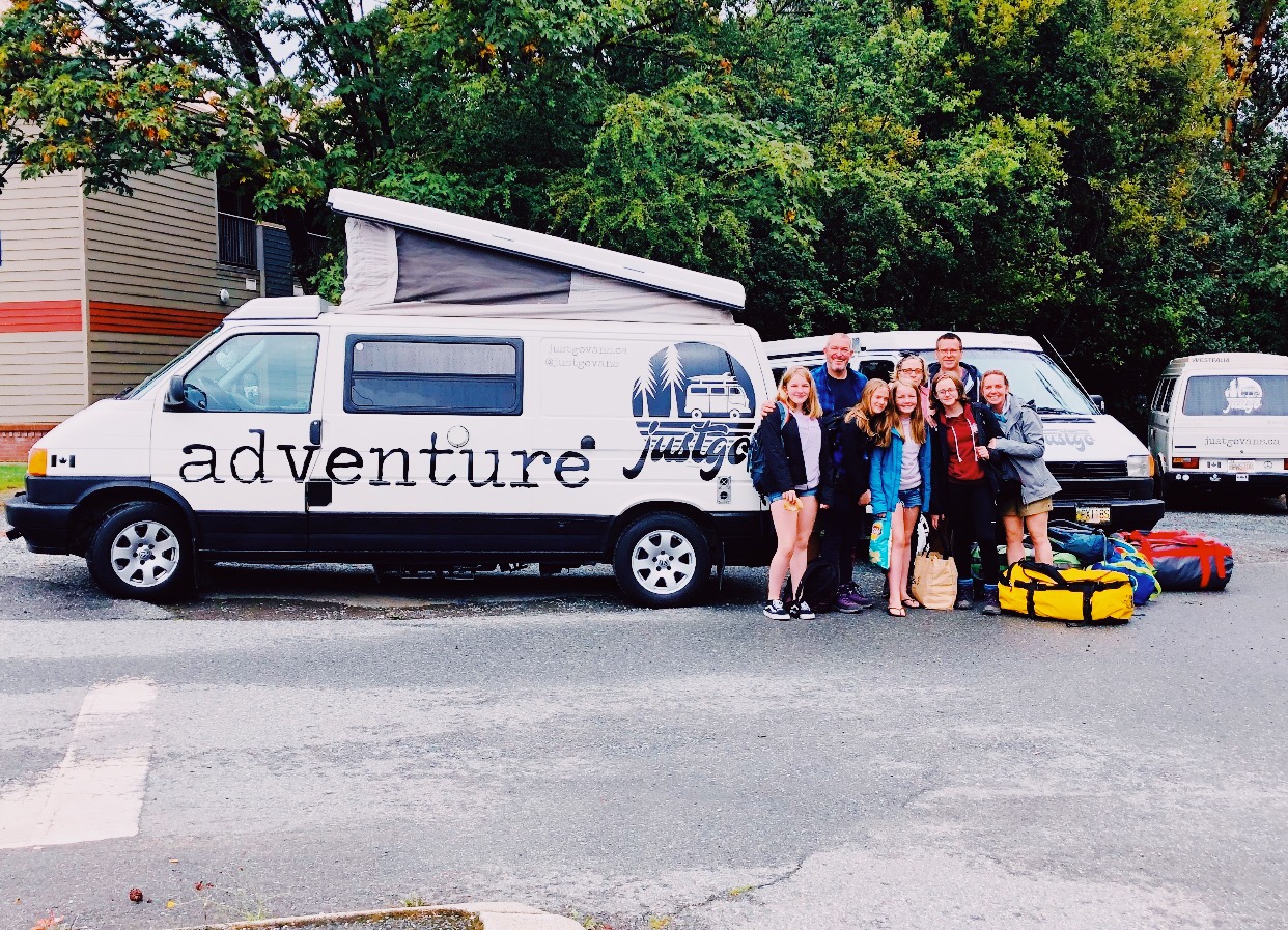 group campervan rental Nanaimo Vancouver Island road trip packing