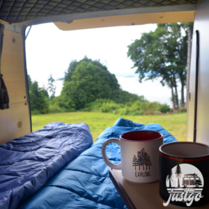campervan camping justgo vancouver island