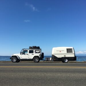 justgo jeep towing camping trailer