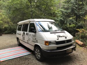 justgo van rental at rathtrevor beach camping vancouver island