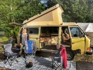 justgo vw campervan rental goldie