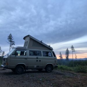 offgrid camping campervan
