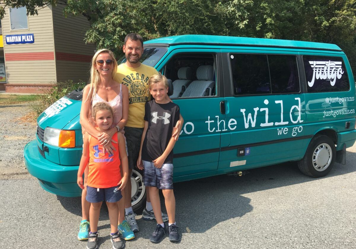 family campervan travel Vancouver Island Nanaimo road trip with kids